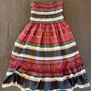 Moda International strapless dress / coverup - S